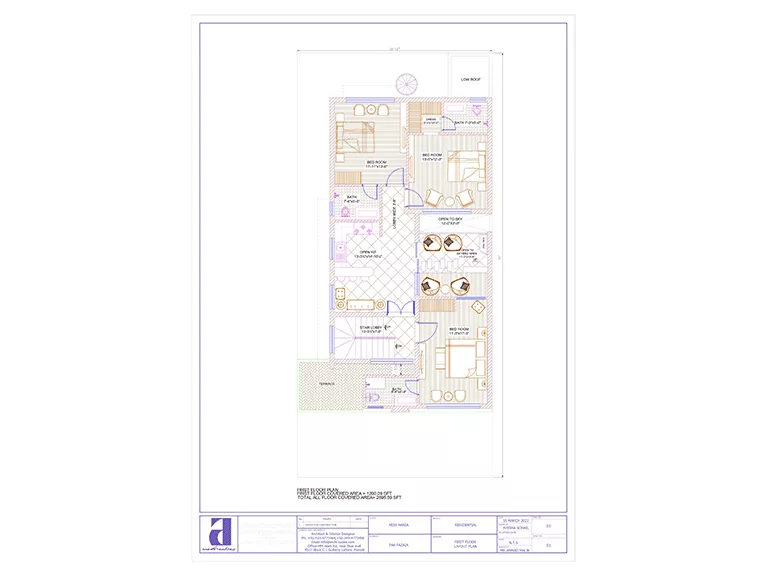 Miss Haniya Residential - Architecture plan 2