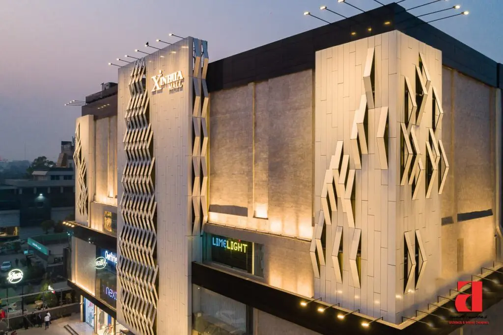 Famous Architect in Lahore | Archi Cubes -Xinhua Mall Commercial - Exterior