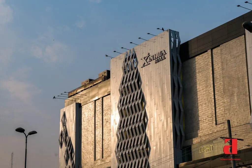 Famous Architect in Lahore | Archi Cubes -Xinhua Mall Commercial - Exterior