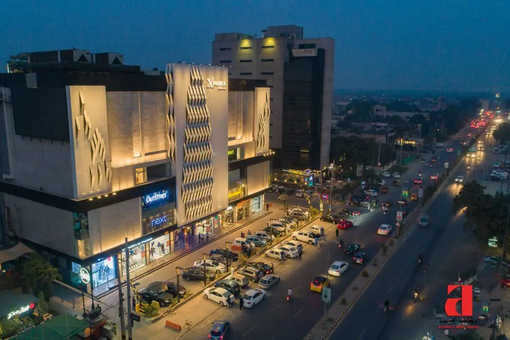 Famous Architect in Lahore | Archi Cubes -Xinhua Mall Commercial - Exterior