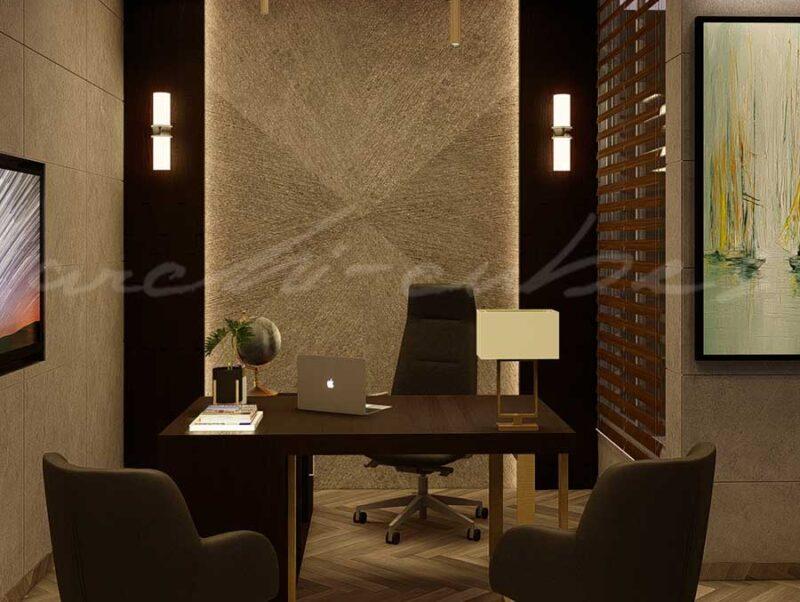 Mian Kashif Modern Office - interior design by Archi-cubes