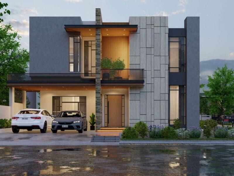 House Exterior Design by Archi-Cubes