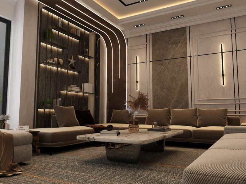 TV Lounge interior design by archi cubes